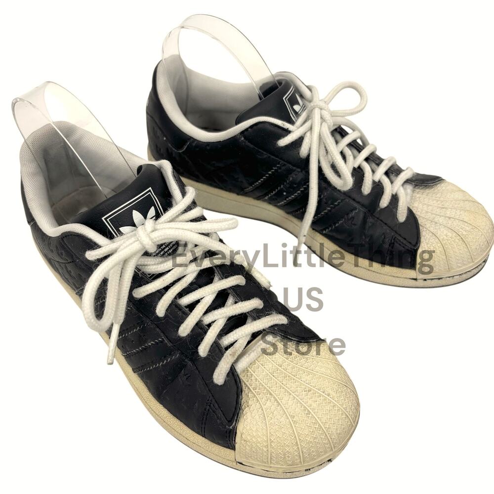 Adidas Y2K Shoes 2008 Superstar Shell Toe‎ Sneakers Womens 6.5 Trefoil 3 Stripe